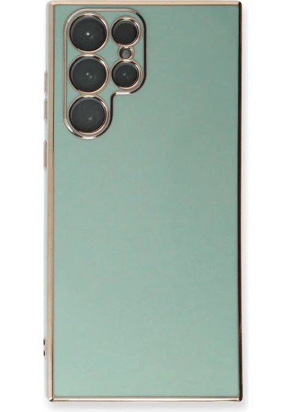 Samsung Galaxy S23 Ultra Kılıf Olive Plated Yeşil