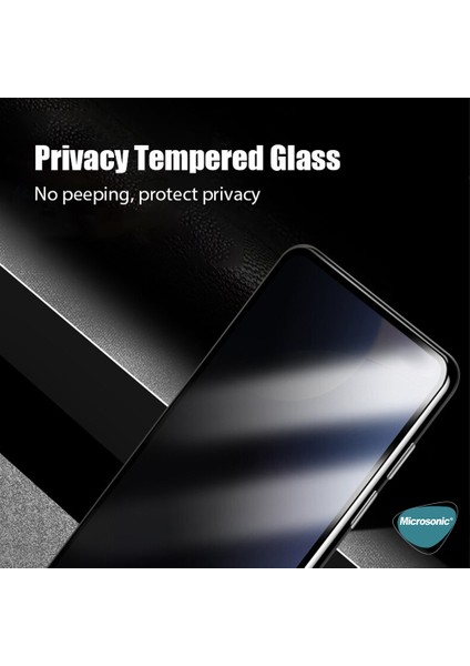 Tecno Pova Neo Privacy 5d Gizlilik Filtreli Cam Ekran Koruyucu Siyah