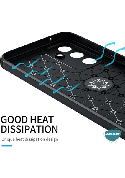 Samsung Galaxy A54 Kılıf Kickstand Ring Holder Siyah Mavi