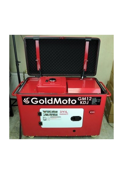 Goldmoto GM12KDJ Dizel Jeneratör 10KVA Monofaze Marşlı Kabinli modelleri