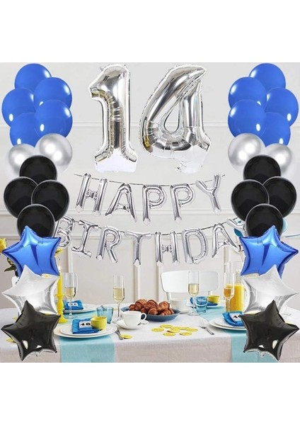 Happy Bırthday Yaş Balon Set