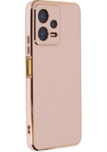 Xiaomi Redmi Note 12 Pro Kılıf Olive Plated Pembe