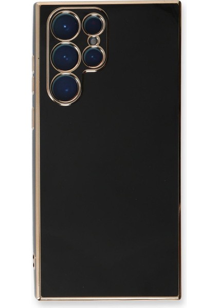 Samsung Galaxy S23 Ultra Kılıf Olive Plated Siyah