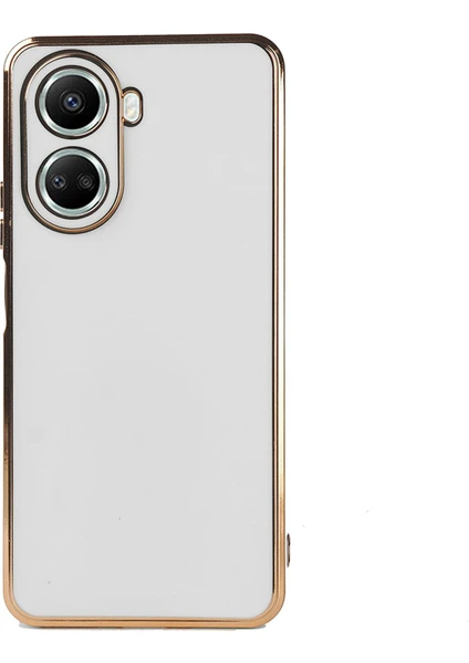 Huawei Nova 10 Se Kılıf Olive Plated Beyaz