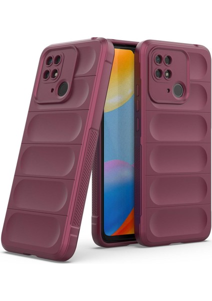 Xiaomi Poco C40 Kılıf Oslo Prime Bordo