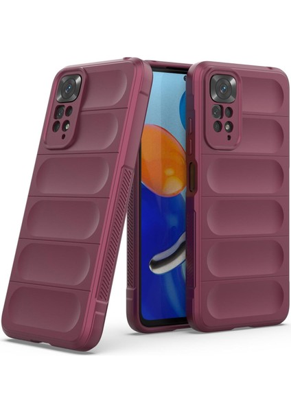 Xiaomi Redmi Note 11S Kılıf Oslo Prime Bordo