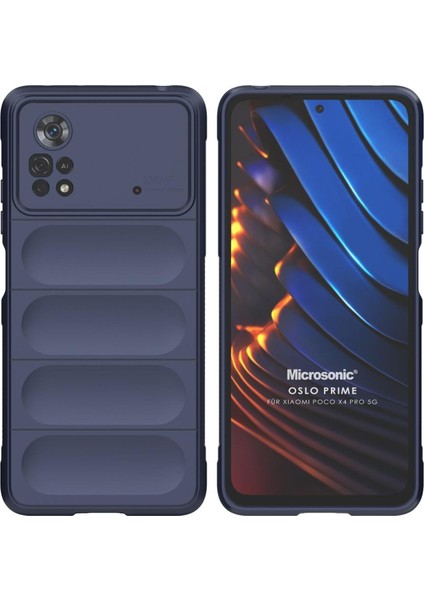 Xiaomi Poco X4 Pro 5g Kılıf Oslo Prime Lacivert