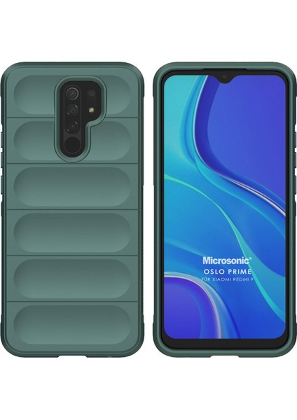 Xiaomi Redmi 9 Kılıf Oslo Prime Yeşil