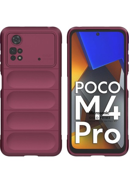 Xiaomi Poco M4 Pro 4g Kılıf Oslo Prime Bordo