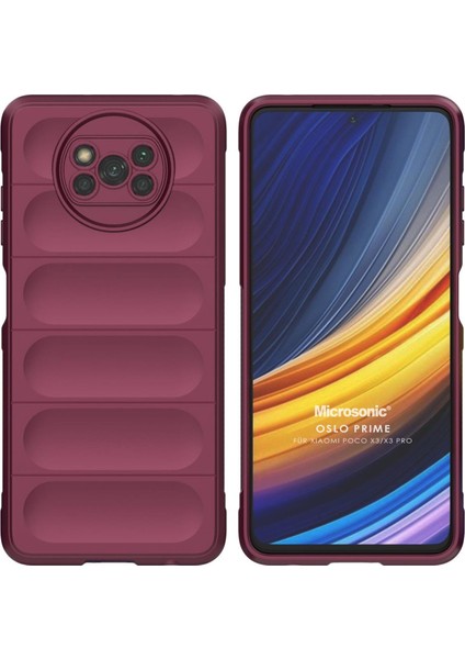 Xiaomi Poco X3 Nfc Kılıf Oslo Prime Bordo