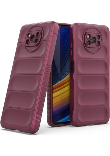 Xiaomi Poco X3 Pro Kılıf Oslo Prime Bordo