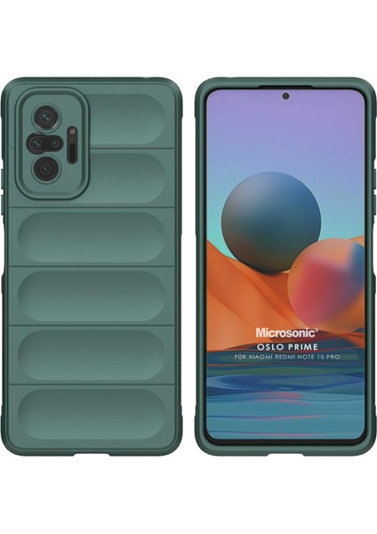 Xiaomi Redmi Note 10 Pro Kılıf Oslo Prime Yeşil