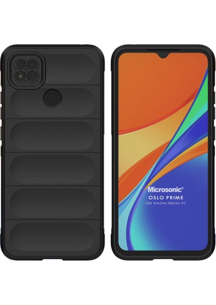 Xiaomi Redmi 9c Kılıf Oslo Prime Siyah