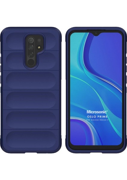 Xiaomi Redmi 9 Kılıf Oslo Prime Lacivert