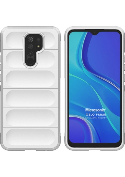 Xiaomi Redmi 9 Kılıf Oslo Prime Beyaz