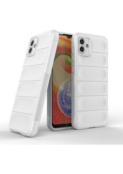 Samsung Galaxy A04 Kılıf Oslo Prime Beyaz