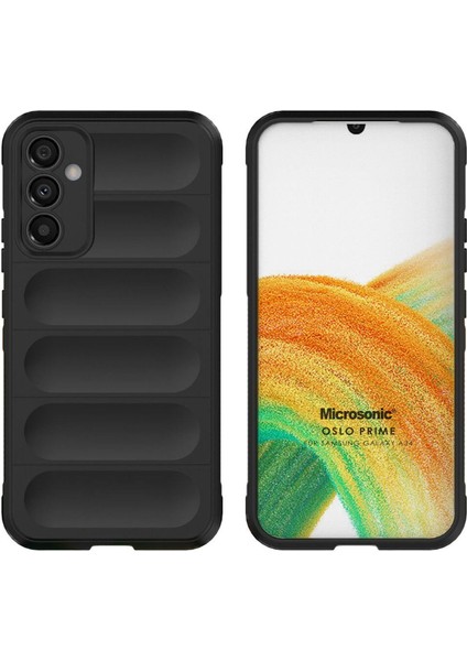 Samsung Galaxy A34 Kılıf Oslo Prime Siyah