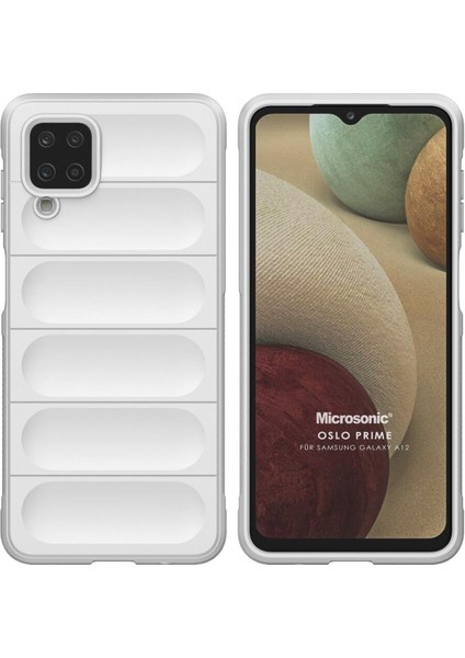 Samsung Galaxy M12 Kılıf Oslo Prime Beyaz
