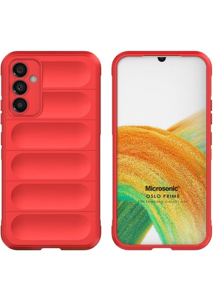 Samsung Galaxy A34 Kılıf Oslo Prime Kırmızı