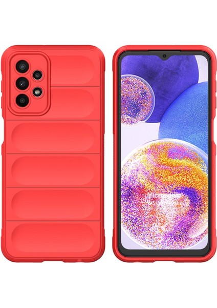 Samsung Galaxy A23 Kılıf Oslo Prime Kırmızı