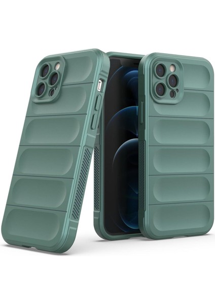 Apple iPhone 12 Pro Max Kılıf Oslo Prime Yeşil