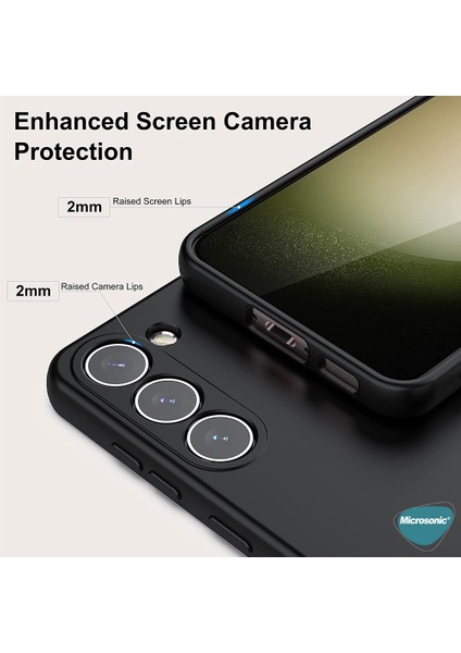 Matte Silicone Samsung Galaxy S23 Kılıf Kırmızı
