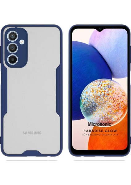 Samsung Galaxy A14 Kılıf Paradise Glow Lacivert