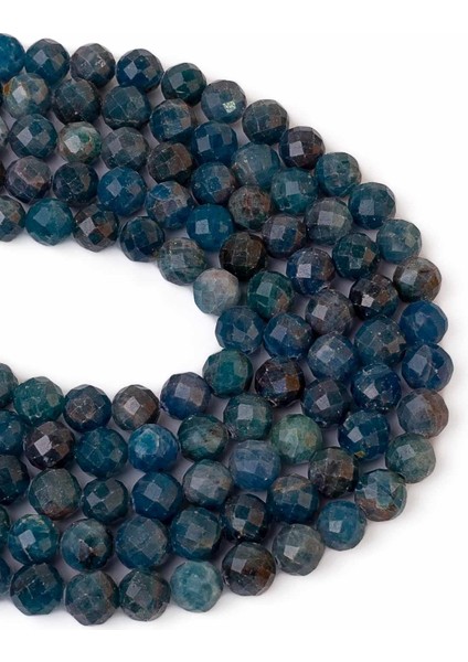 8 mm Faset Kesim Apatit Taşı Dizi