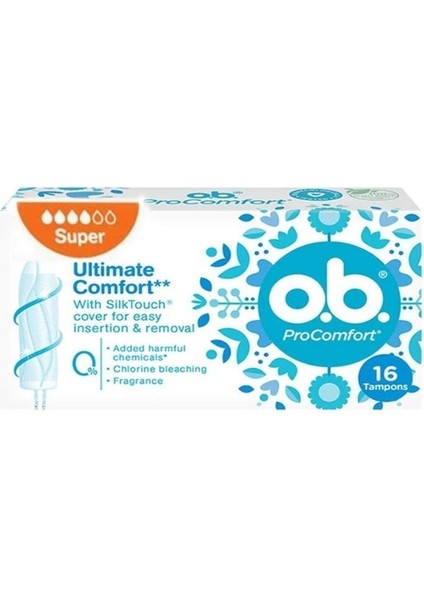 Pro Comfort Super Ultimate Comfort 16'lı Tampon