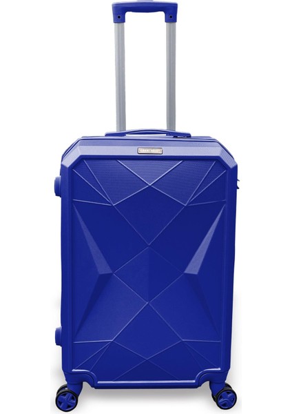 Diamond Abs Lacivert Orta Boy Valiz 16607