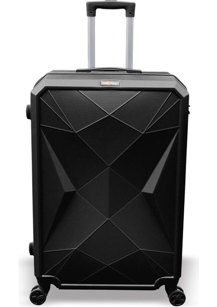 Diamond Abs Siyah Büyük Boy Valiz 16603