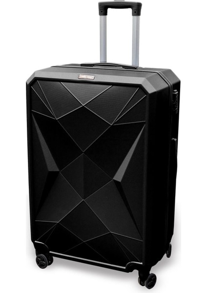 Diamond Abs Siyah Büyük Boy Valiz 16603 fiyatları