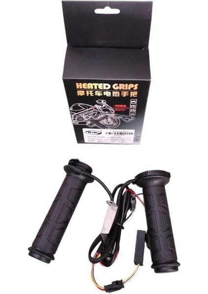 Universal 4 Kademeli Isıtmalı Motosiklet Elcik Takımı