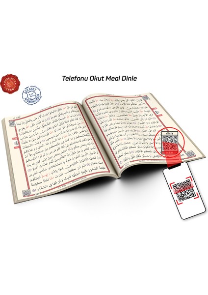 Kuranı Kerim Hatmi Şerif 30 Cüz Cami Boy Çantalı Kırmızı fırsatları