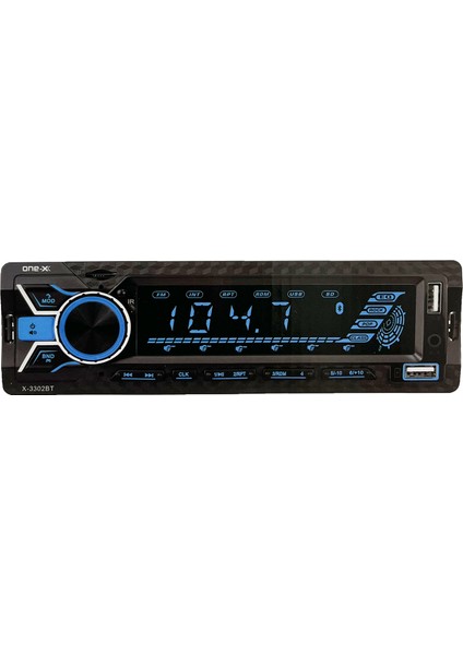 X-3302BT 4X55W Usb, Sd, Mp3, Aux, Bluetooth LCD Ekran Stereo Oto Teyp