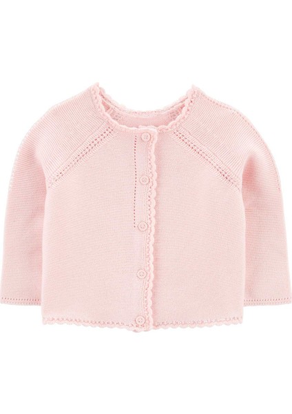 Kız Bebek Hırka Pembe