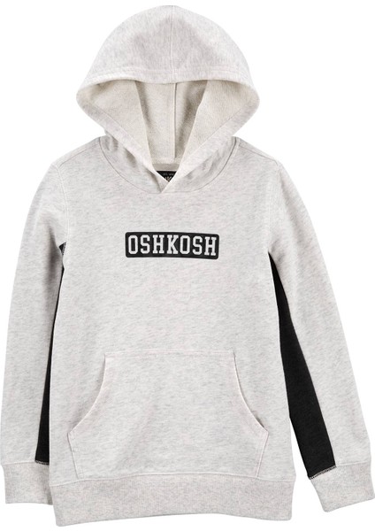 Erkek Çocuk Kapüşonlu Sweatshirt Gri