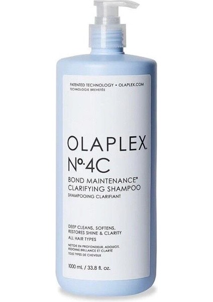 Olaplex No. 4c Clarifying Derinlemesine Temizleyen Bağ Bakım Şampuanı 1000 ml