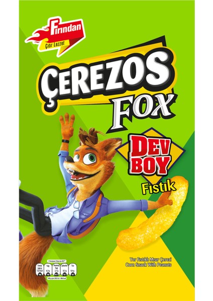 Fox Dev Boy Fıstıklı Mısır Çerezi 150 G
