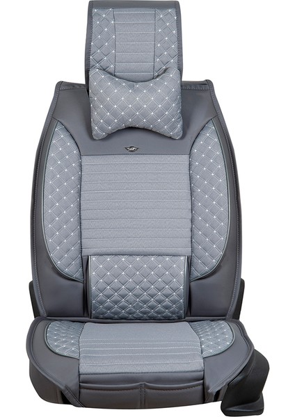 Fiat Egea Stw Lüx Deri Oto Koltuk Kılıfı Ön Arka Takım (Elit) Füme