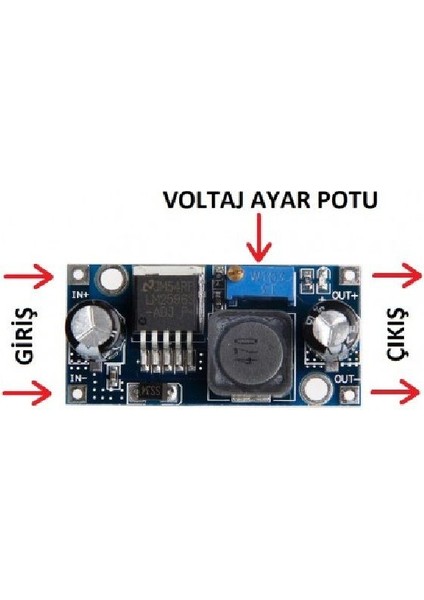 LM2596 3A Dc-Dc Voltaj Düşürücü Step Down Modül