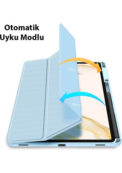 Samsung Galaxy Tab S8-S7 Uyumlu (X700-X706)-(T870-T875-T876B) Toby Series Dux Ducis Manyetik Kapaklı Kılıf