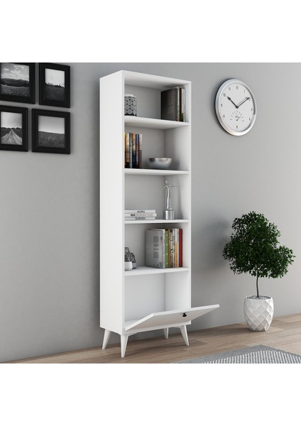 Art Ofis Çocuk Çalışma Odası Salon Kitaplık Kapaklı Kitap Dosya Rafı fiyatları