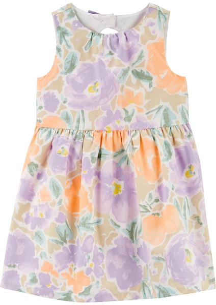 Küçük Kız Çocuk Kolsuz Elbise