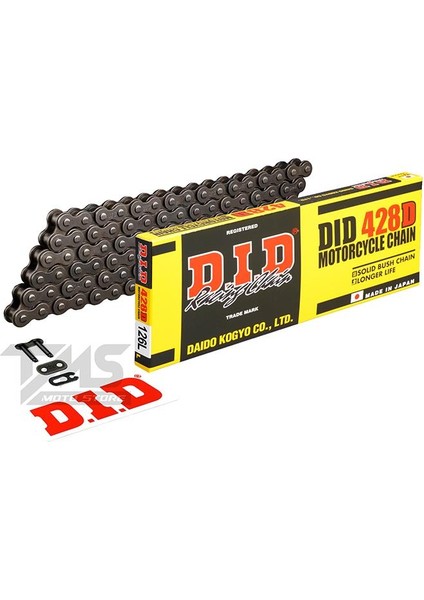 428D-126 2004-2017 Honda Cbf 150 Uyumlu Zincir Çelik Renk