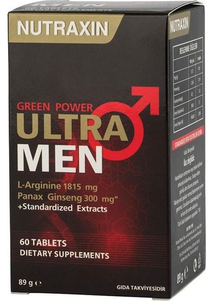 green Power Ultra Men 60 Tablet