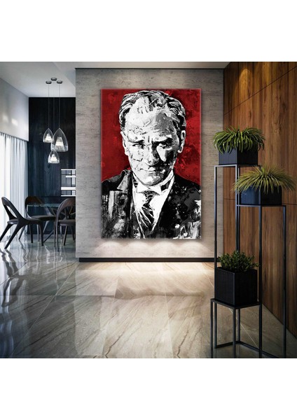Mustafa Kemal Atatürk Asil Beşiktaş Kanvas Tablo