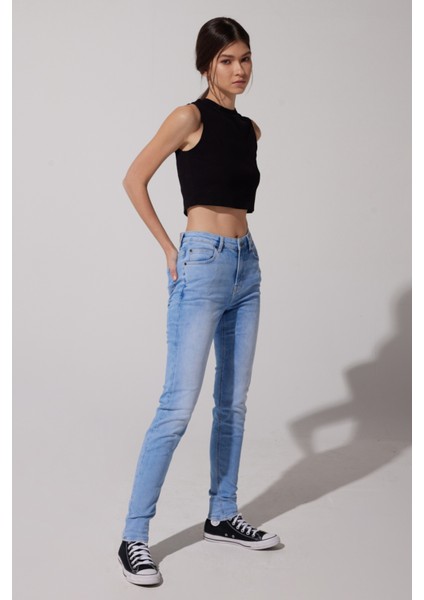 Scarlett High Skinny Fit Yüksek Bel Jean Pantolon fırsatları