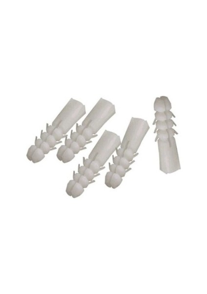 Dübel, 8 mm Plastik Beyaz Dübel 1000 Adet