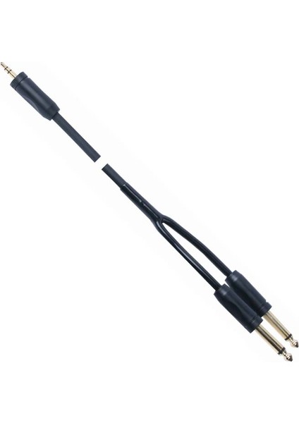 LD360 3.5mm Stereo Erkek + 2x 6.3mm Mono Erkek 1.5 Metre Kablo